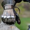 Средневековые рукавицы "Темный волк" Защита рук из пружинной стали Броня Перчатки