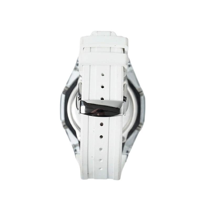 Casio Индивидуальные часы модифицированная серия кристальное сердце тренд водонепроницаемые светящиеся Кварцевые тот же стиль для мужчин и женщин белый d GA-2100-7A7