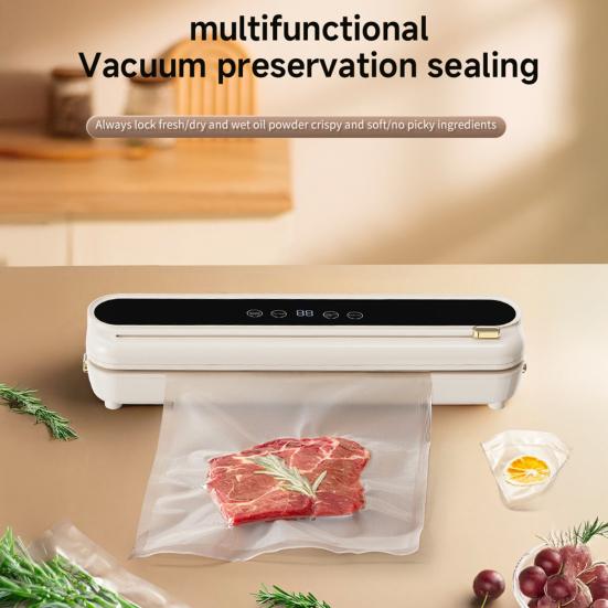 Машина для вакуумной упаковки продуктов 62 кПа Мощность всасывания Простая в эксплуатации Мощная Полностью автоматическая Машина для запайки продуктов