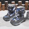 2024 Winter Camouflage High-Top Snow Boots for Kids - Warm Velvet, Multi-color, Medium & Large Sizes