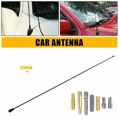 21" Черная антенна с нержавеющим основанием, радио питание AM/FM, подходит для TOYOTA 1995-2016 TACOMA