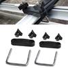 U Bolt Roof Rack Clamps For Inner Diameter 6cm/8cm Luggage Frame Retainer Clip 6cm 8cm Luggage Frame Retainer Clip