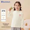 Badi Badi Girls' Long Sleeve Ruffle Collar T-Shirt