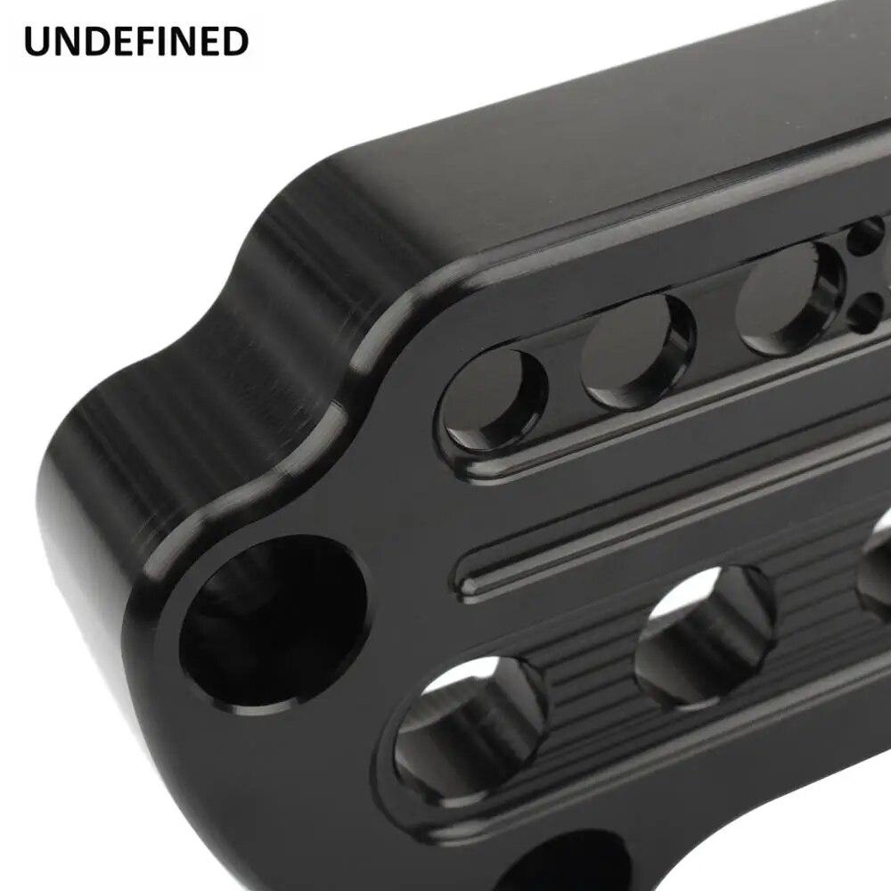 Индикатор мотоцикла, верхний зажим на руле, черный для Harley Sportster XL1200 883 Dyna Fat Bob Wide Super Glide Low Rider FXD