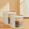 Clear Window Clothing Hat Toy Storage Bag Round Hat Storage Box Hat Brim Storage Bag  for Home