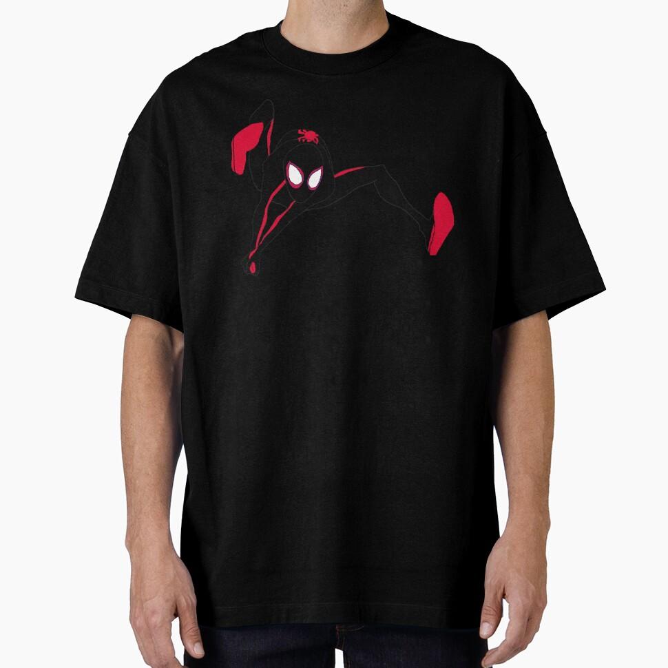 Across the spider-verse spider verse miles morales ghost spider spider 2099 Jefferson Davis Oversized T-Shirt