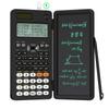 Rechargeable 991ES EX Scientific Calculators with LCD Writing Tablet Foldable Portable with Notepad for Business High School