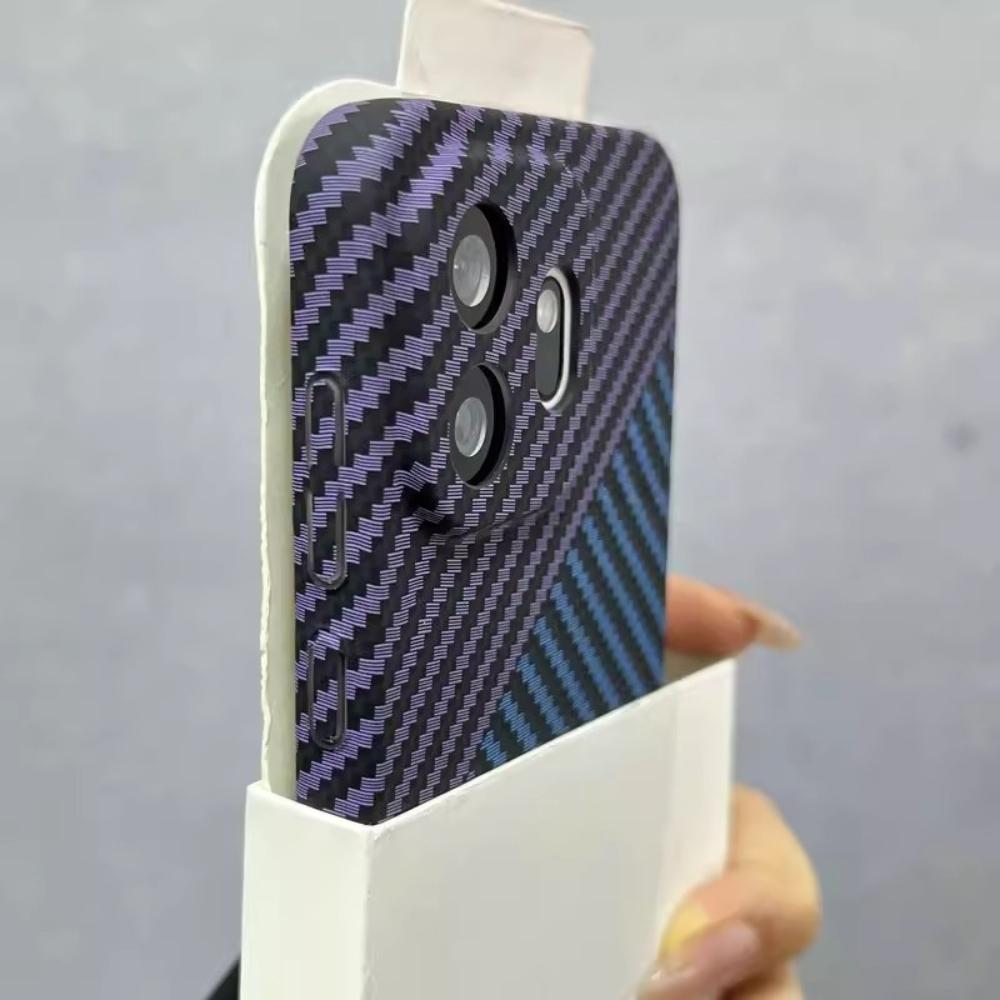 Чехол для OnePlus 15T 15S Новый Матовый Жесткий ПК Роскошный Текстура Углеродного Волокна Нескользящая Защитная Задняя Крышка Для OnePlus 15S 15T Корпус
