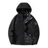 Mens Winter Warm 3-in-1 Hooded Jacket With Removable Down Liner Plus Size Heavyweight Outerwear