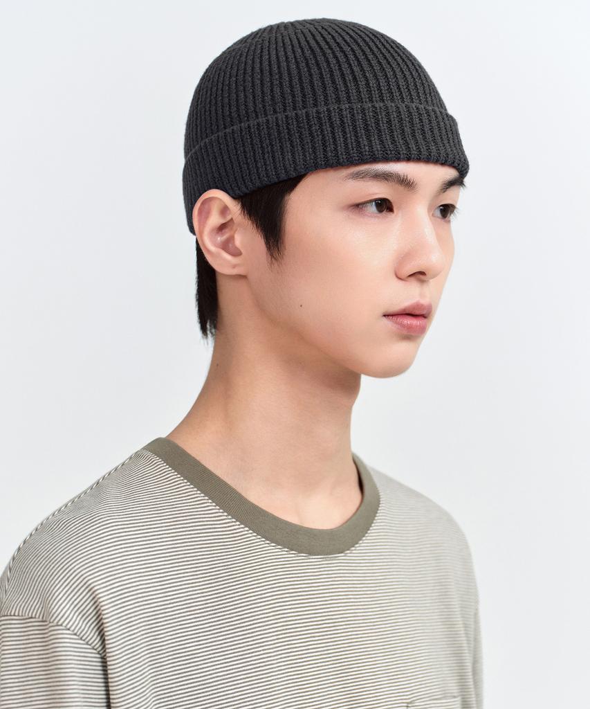 MUSINSA STANDARD Knit Watch Cap [Dark Gray]