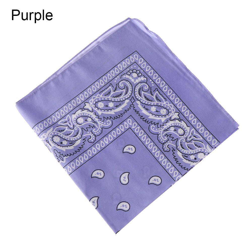 Women Fashion Neck Scarf Headwear Wristband Hair Band Printed Square Scarves Paisley Bandana