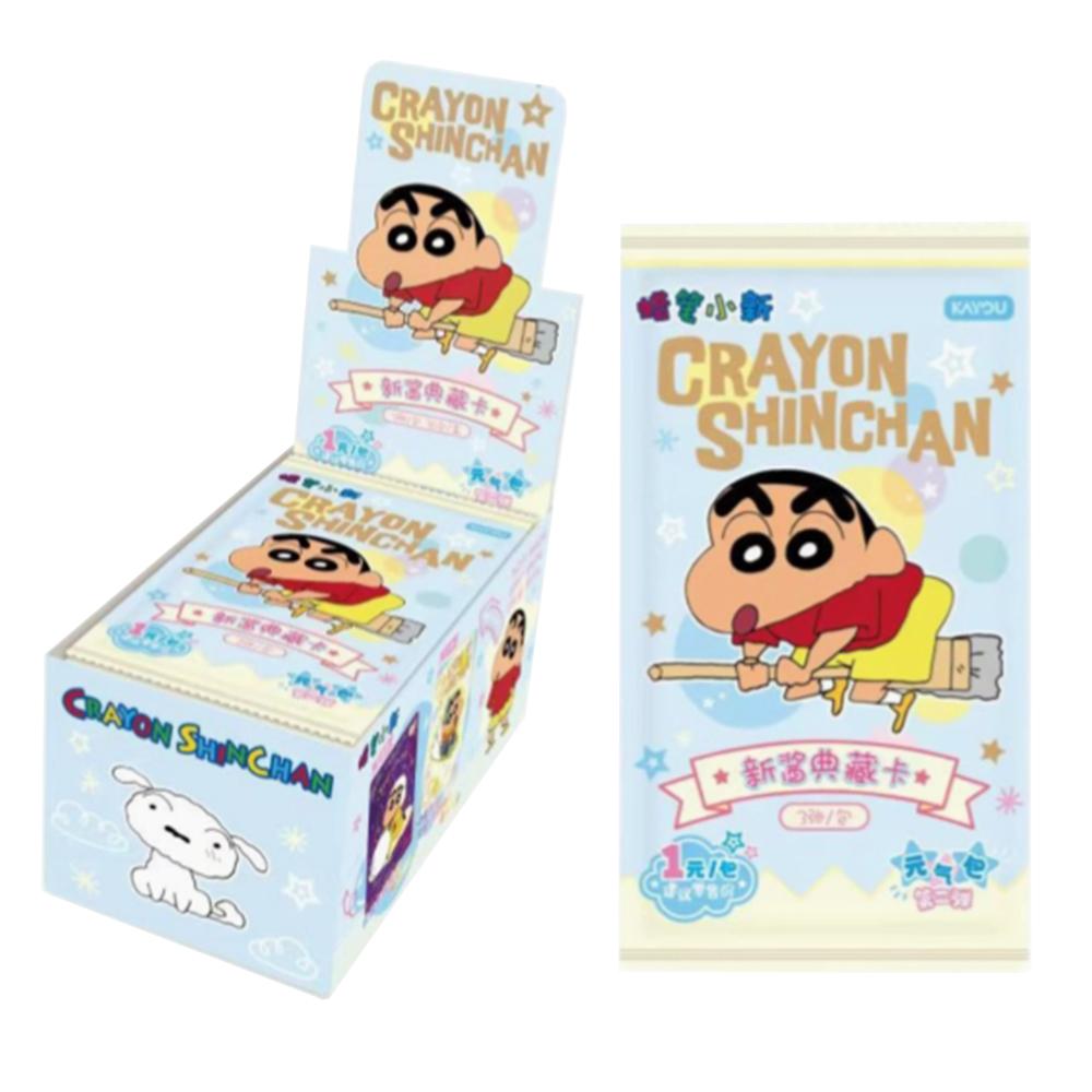 Genuine Crayon Shinchan Card New Sauce Collector's Card EyeCatching Pack Coincidence Fresh Snow Chapter Gifts Toys
