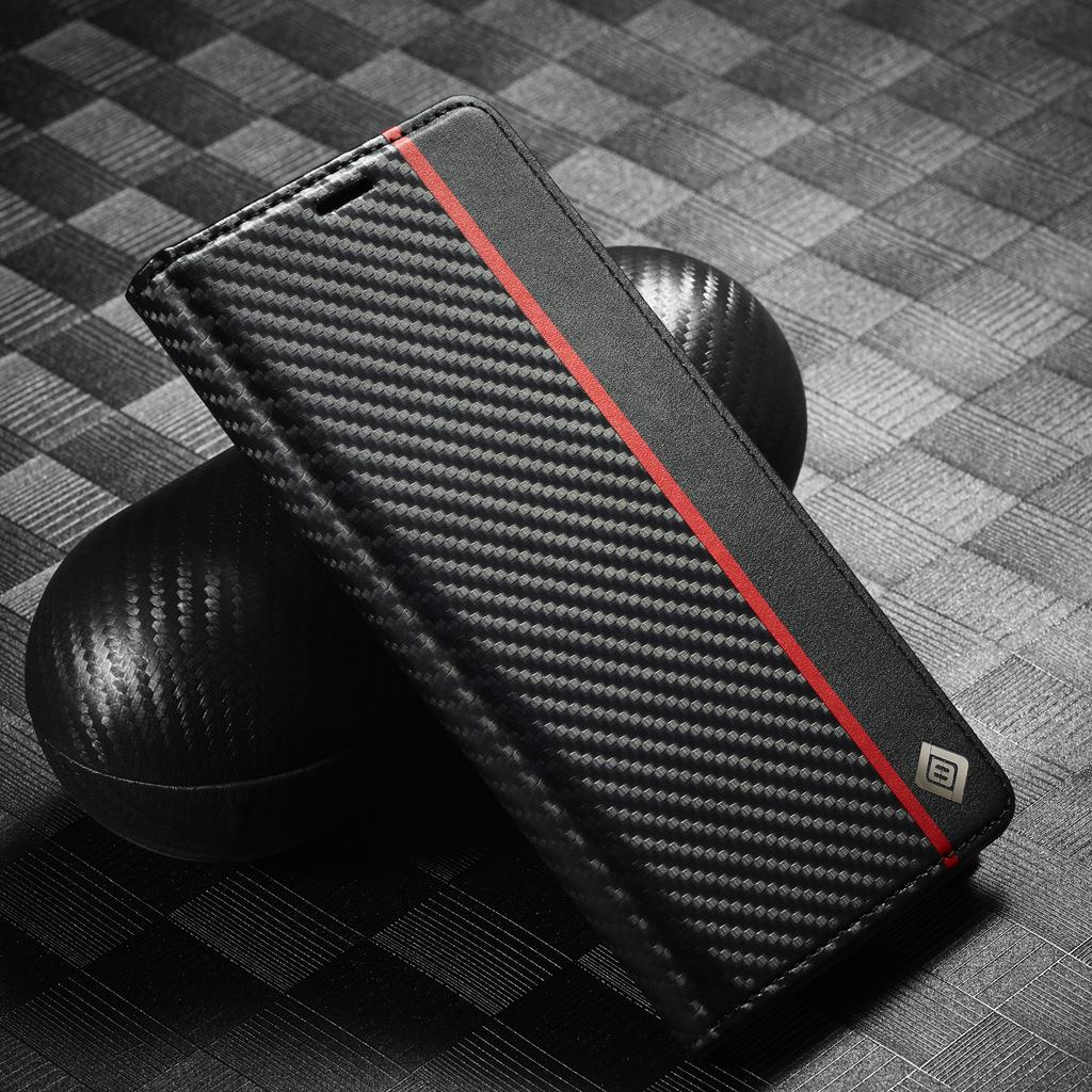 Чехол из кожи с карбоновым волокном для Xiaomi Mi 13T 14T 12T 11T Pro 13TPro 12TPro 11TPro 5G Бизнес-чехол-книжка с отделением для карт и кошельком