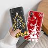 Чехол из ТПУ с рождественской елкой для iPhone XR 7 8 14 15 11 12 13 X XS Pro Max Xiaomi Redmi 13C Note 9 Samsung A22 S23 S24 Ultra Plus VIVO