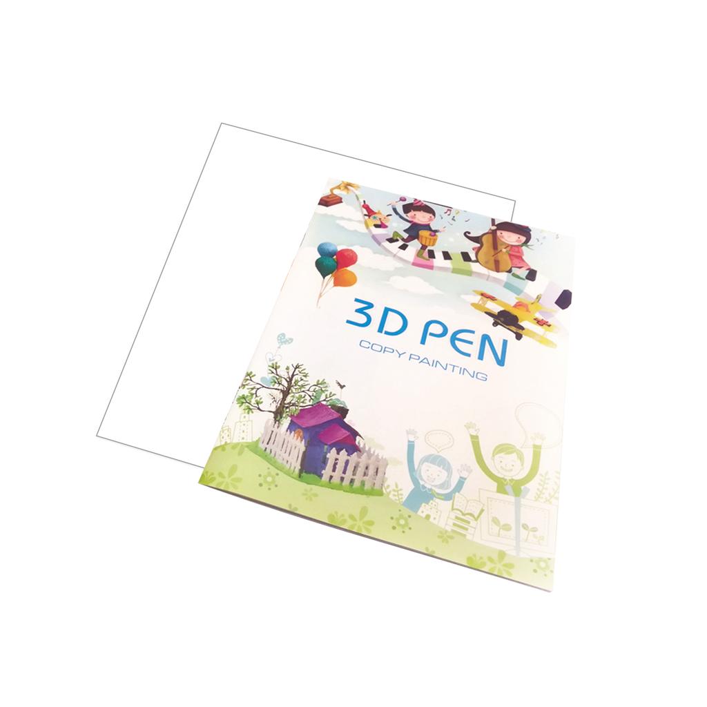 Книга шаблонов 3D-ручки для 3D-печати Трафареты для рисования ручкой 40 рисунков с бесплатным рисунком