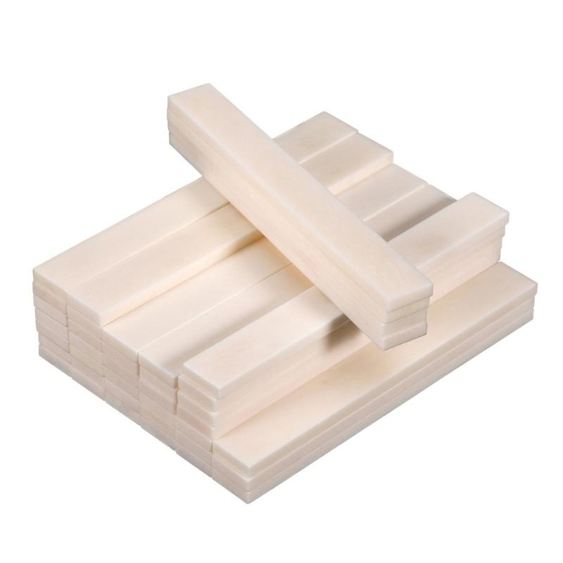 Заготовки из кости для акустической гитары, седло, легкое, прочное, заготовка седла для гитарного бриджа, DIY, принадлежности для струнных инструментов