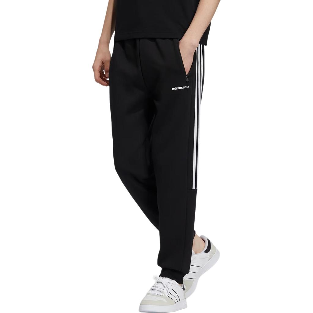 adidas Мужские спортивные брюки Neo Stripe Logo Jogger, черные H14232