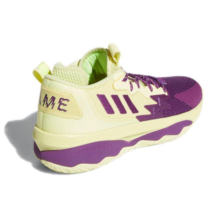 adidas Кроссовки унисекс Dame 8 Dame Time Фиолетовый Желто-Светящийся Фиолетовый GY0383