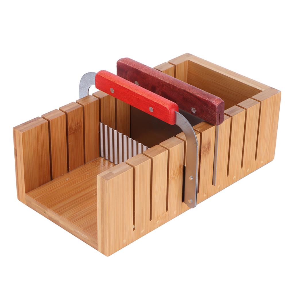 Набор инструментов для резки мыла, деревянная форма для хлеба с прямым волнистым ножом из нержавеющей стали