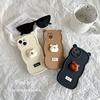 Трехмерный мультяшный медвежонок Хелло для iPhone 17 Pro Max Apple 16 чехол для мобильного телефона 15 новый 14 мягкий чехол