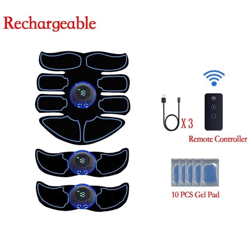 EMS брюшной мышечный стимулятор фитнес ABS руки тренировка патчи мышечные упражнения инструмент USB зарядка для дома мужчины