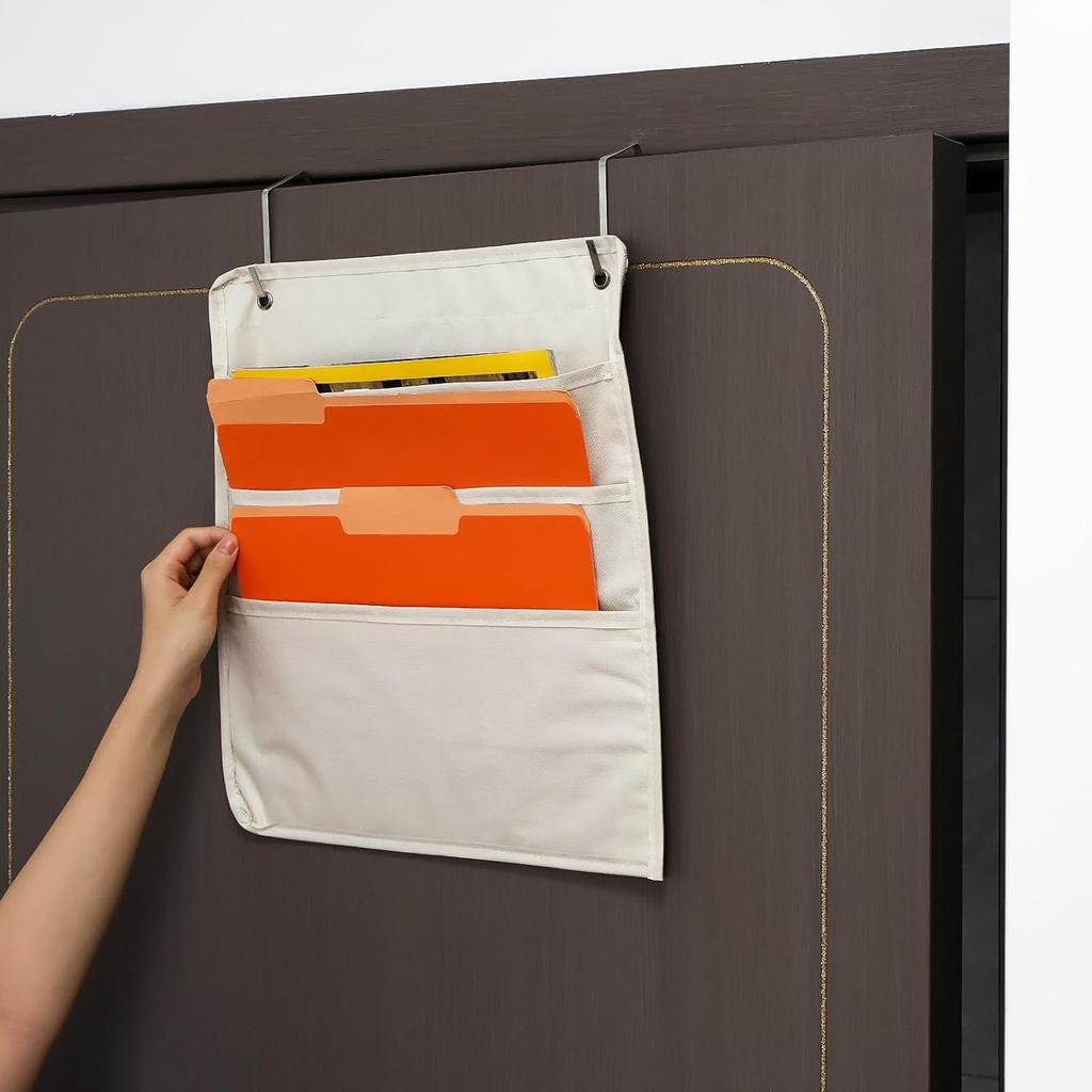 Подвесной настенный органайзер для файлов, Подвесной держатель для папок-файлов, Карманная таблица-органайзер для хранения бумажных документов, Карманная таблица для офиса и класса, с