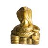 Crafts Money Snake Copper Feng Shui Goods Amulet Opening Gift Money Snake Zodiac Figurine Ornament Lucky Charm H10cm