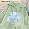 Женская повседневная свободная толстовка с капюшоном La Chapelle