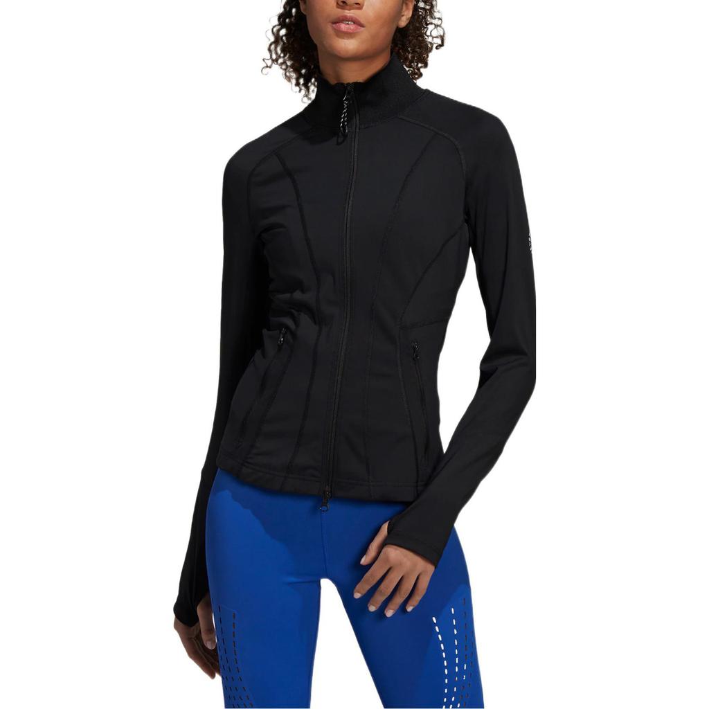 Adidas X Stella McCartney Collaboration Training Mid-Length Breathable Jacket Women Jacket Black HD9105