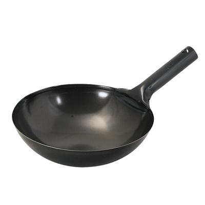 [Эксклюзивно на Amazon.co.jp] Вок Pearl Metal, Черный, 27 см, Железный, Пекинский вок, AZ-7047