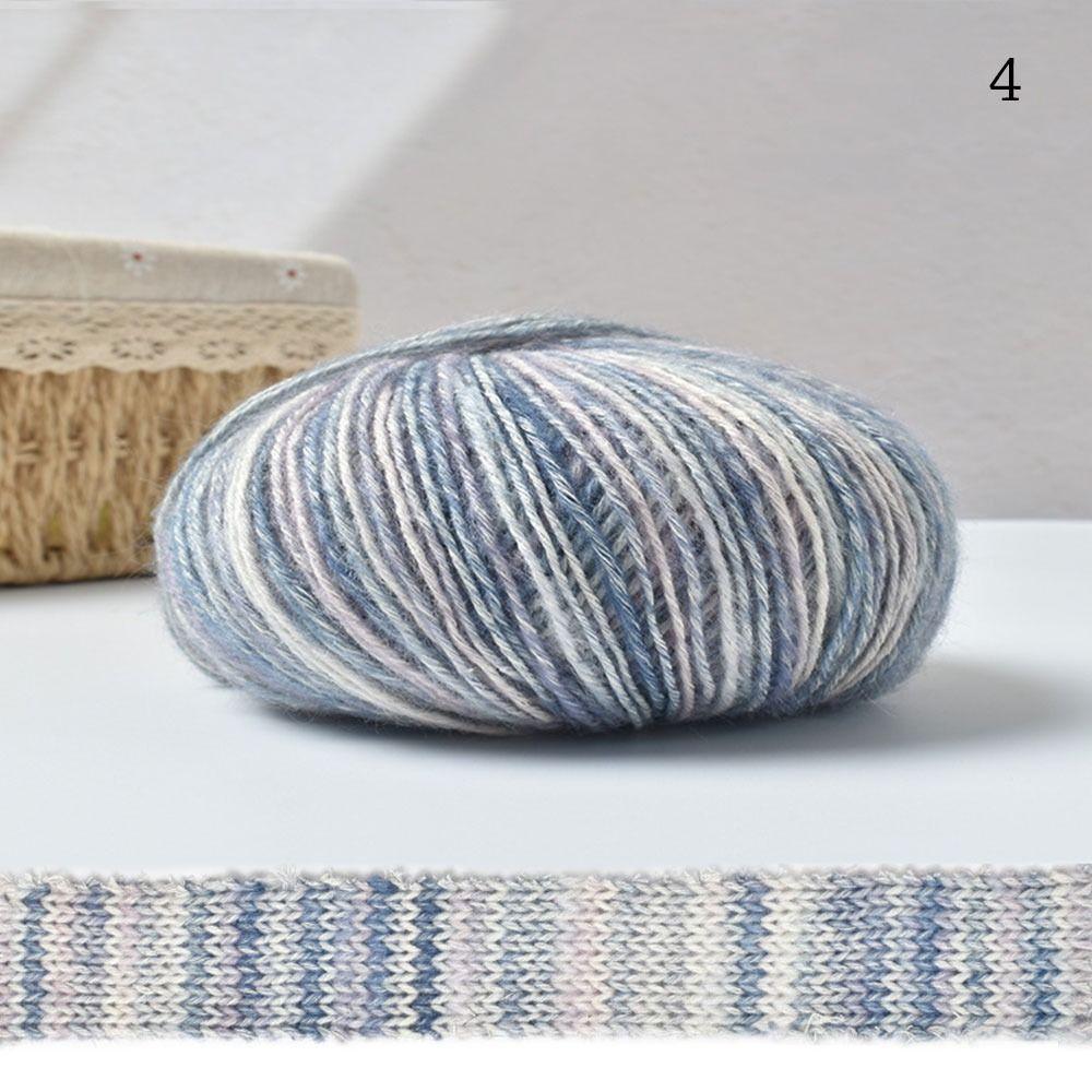 Крючок Линия Моток Пряжи Мягкая Хлопковая Пряжа Зимняя Градиентная Пряжа-Кейк для Одежды