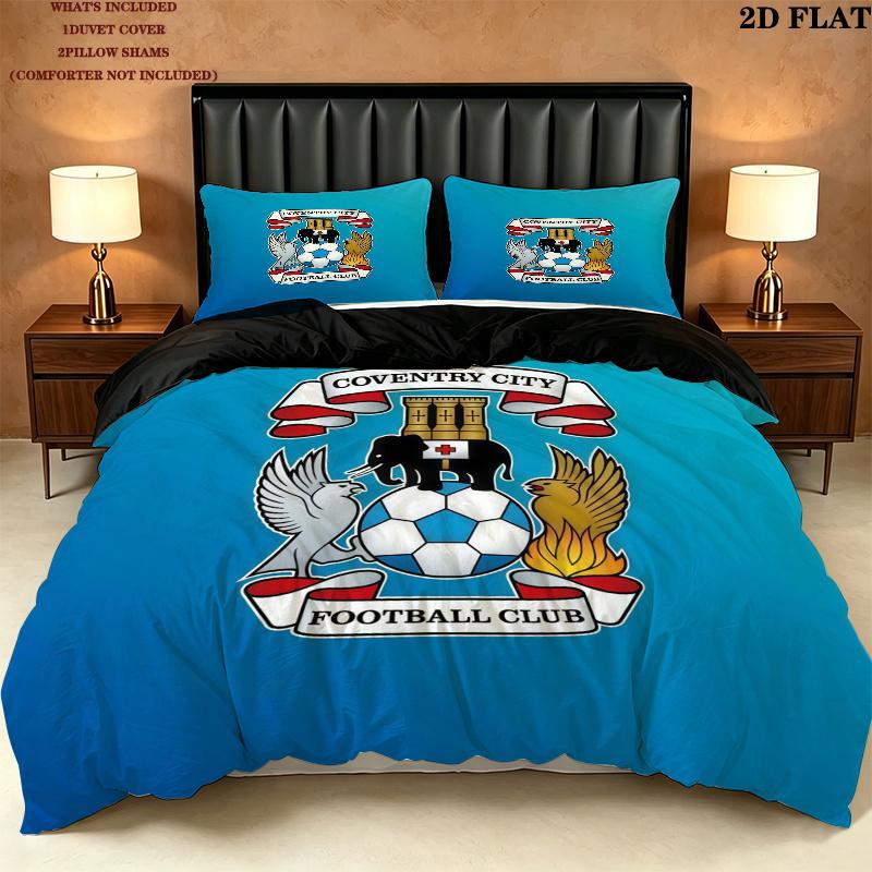Coventry Citytowel Bedding Quilt Set Quilt Cover Pillowcase Home Decoration Birthday Gift (1 * duvet cover + 2 * pillowcase, without core)