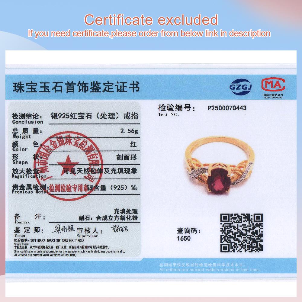 Серебряное кольцо-солитер с натуральным заполненным рубином овальной формы 6*8 мм 2 карата, изысканное ювелирное изделие для женщин, классический дизайн