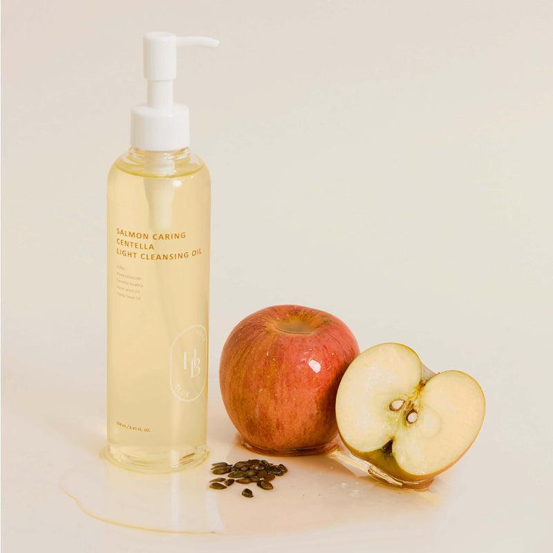 HEVE BLUE Легкое очищающее масло с центеллой лососевой, 250 мл