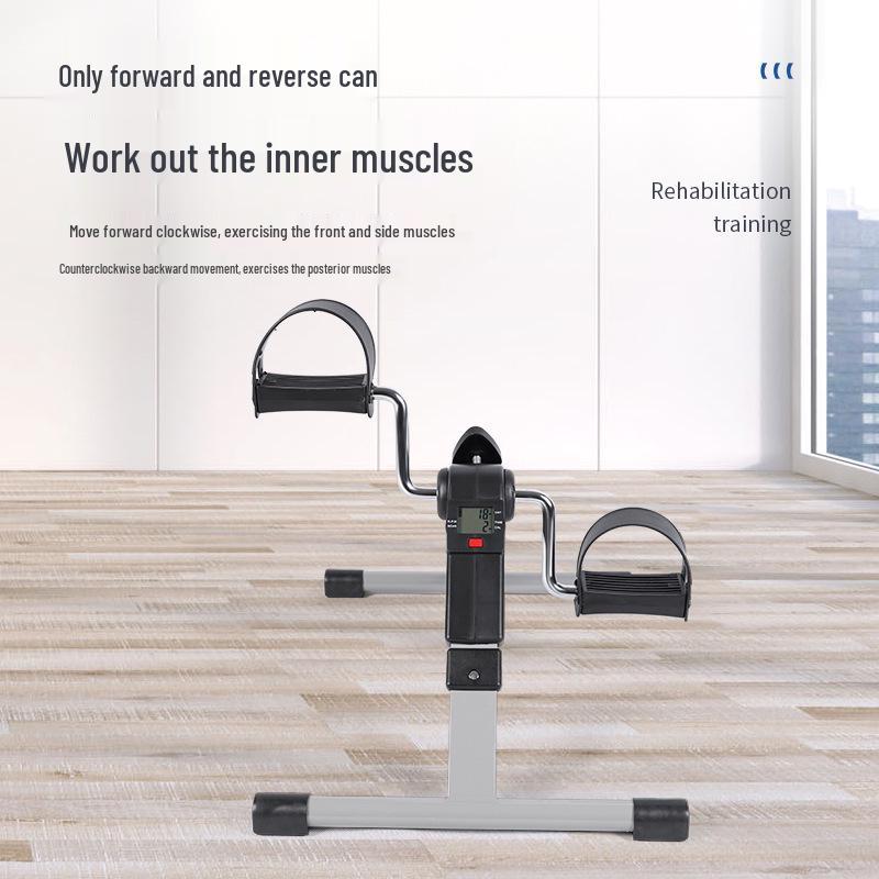 Складной мини велотренажер: Педальный степпер для ног под стол для домашнего фитнеса