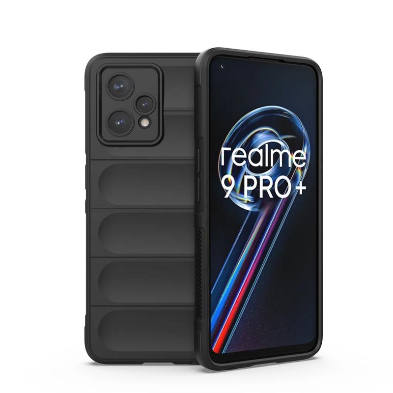 Чехол для OPPO Realme 9 4g задняя крышка чехол для телефона жидкий силикон противоударный защитный чехол Funda Coque