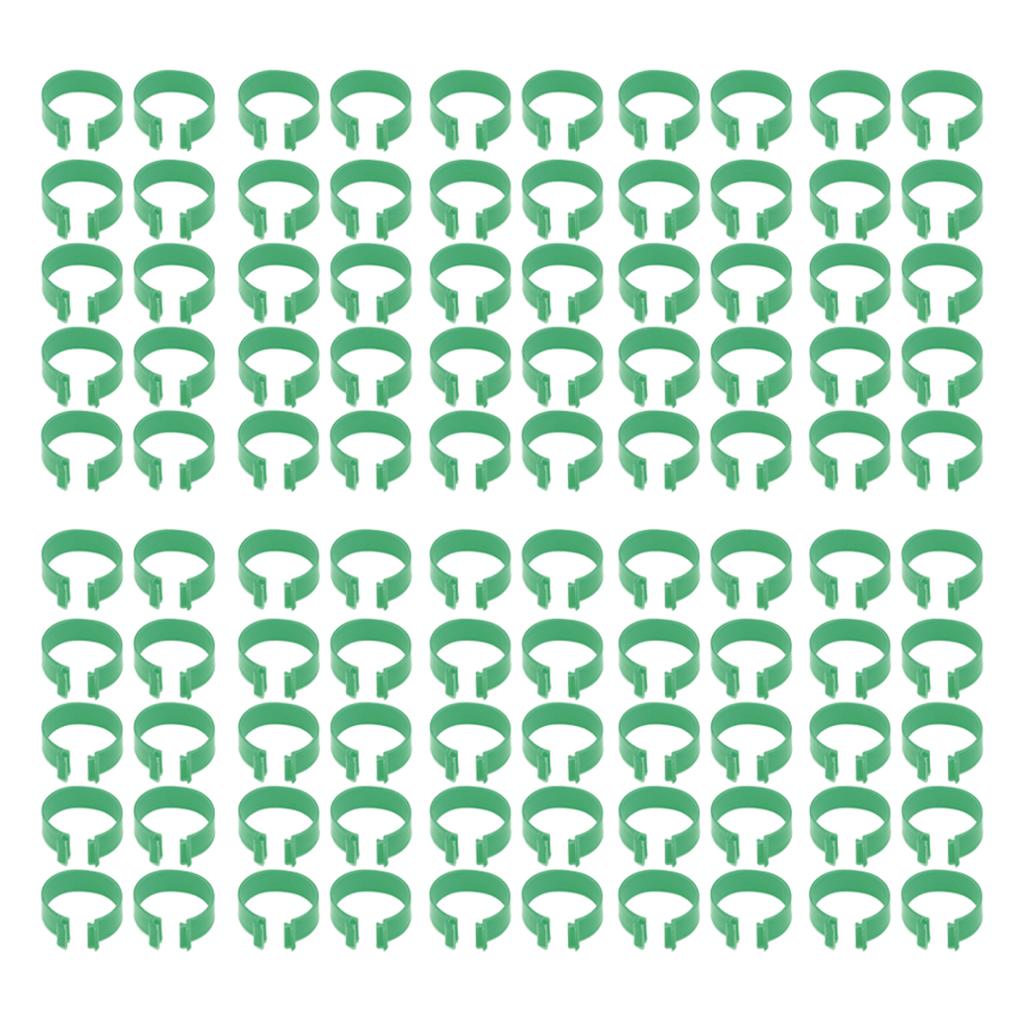 100 шт. Кольцо для ног птицы Открытый тип Пряжка Разведение Курица Утка Гусь Кольцо для ног Аксессуар для курицы