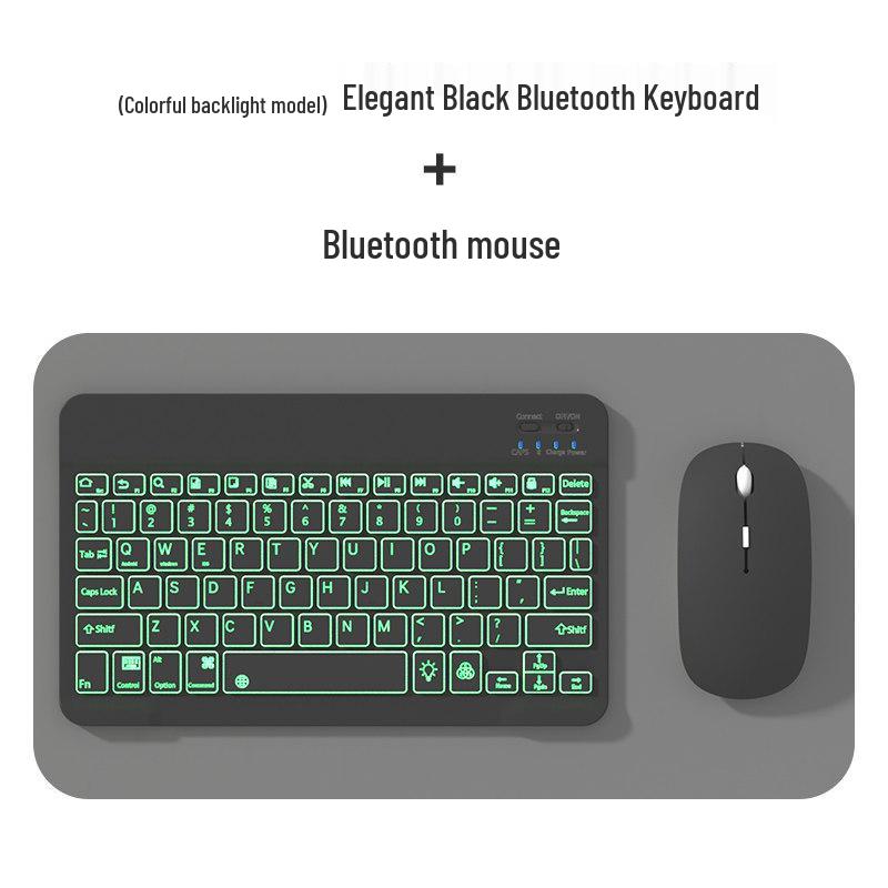 Универсальная беспроводная Bluetooth-клавиатура и мышь для планшетов, телефонов и iPad