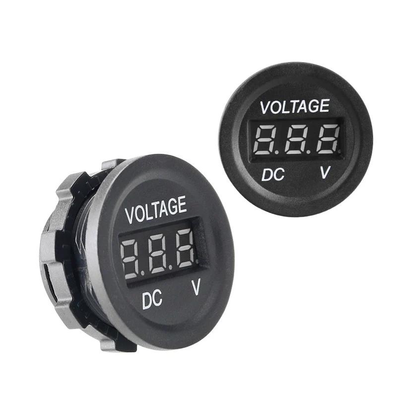 DC 12V-24V Universal Digital LED Display Voltmeter Voltage Meter for Car Motorcycle Auto Truck