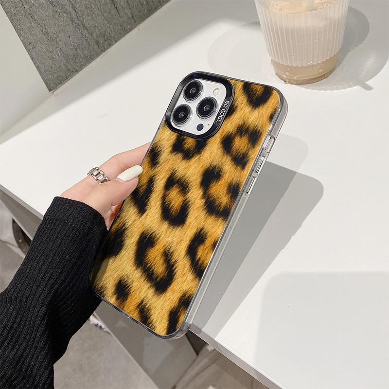 Full Printed Leopard Print for IPhone 16 Promax Phone Case for Apple 15 Case