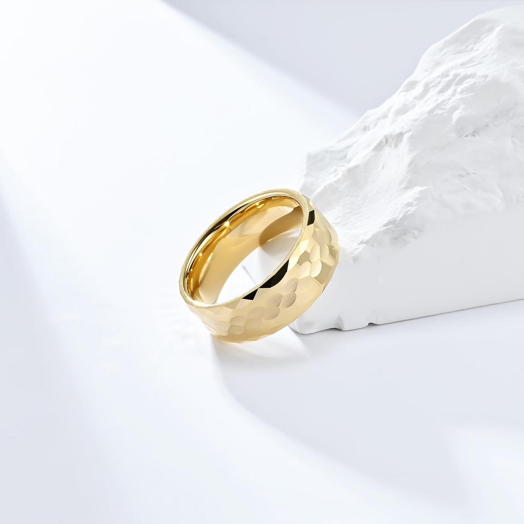 Мужское кольцо из вольфрамовой стали, простые аксессуары в стиле хип-хоп, женское свадебное предложение, ювелирные изделия, серебро, вольфрам, золото, черное кольцо для пары