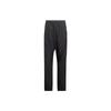 Originals Trefoil Logo Embroidered Side Button Mid-Rise Knit Sports Pants Men Bottoms Black IA2442