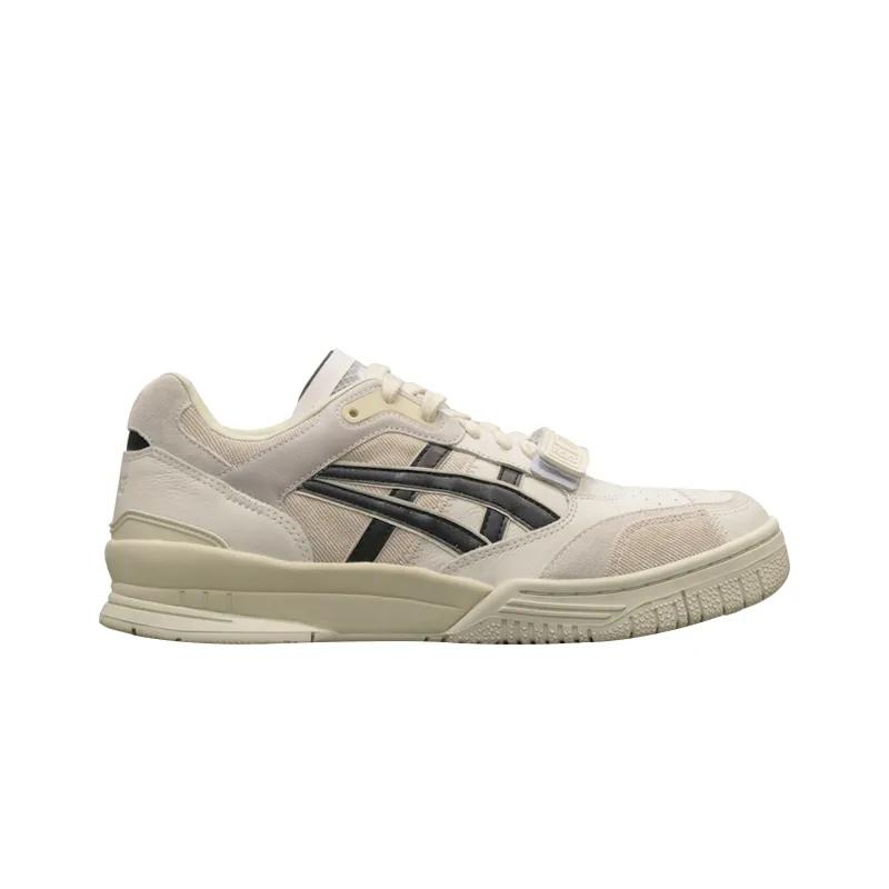 ASICS Unik Gel Spotlyte Low V2 'Cream Black' (Unisex) Vintage Basketball Shoes 1203A365 100