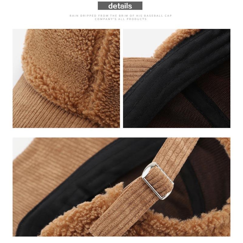 Зимняя бейсболка для женщин, вельветовая овечья шерсть, лоскутные женские кепки, осенняя теплая плюшевая шляпа дальнобойщика, регулируемый козырек