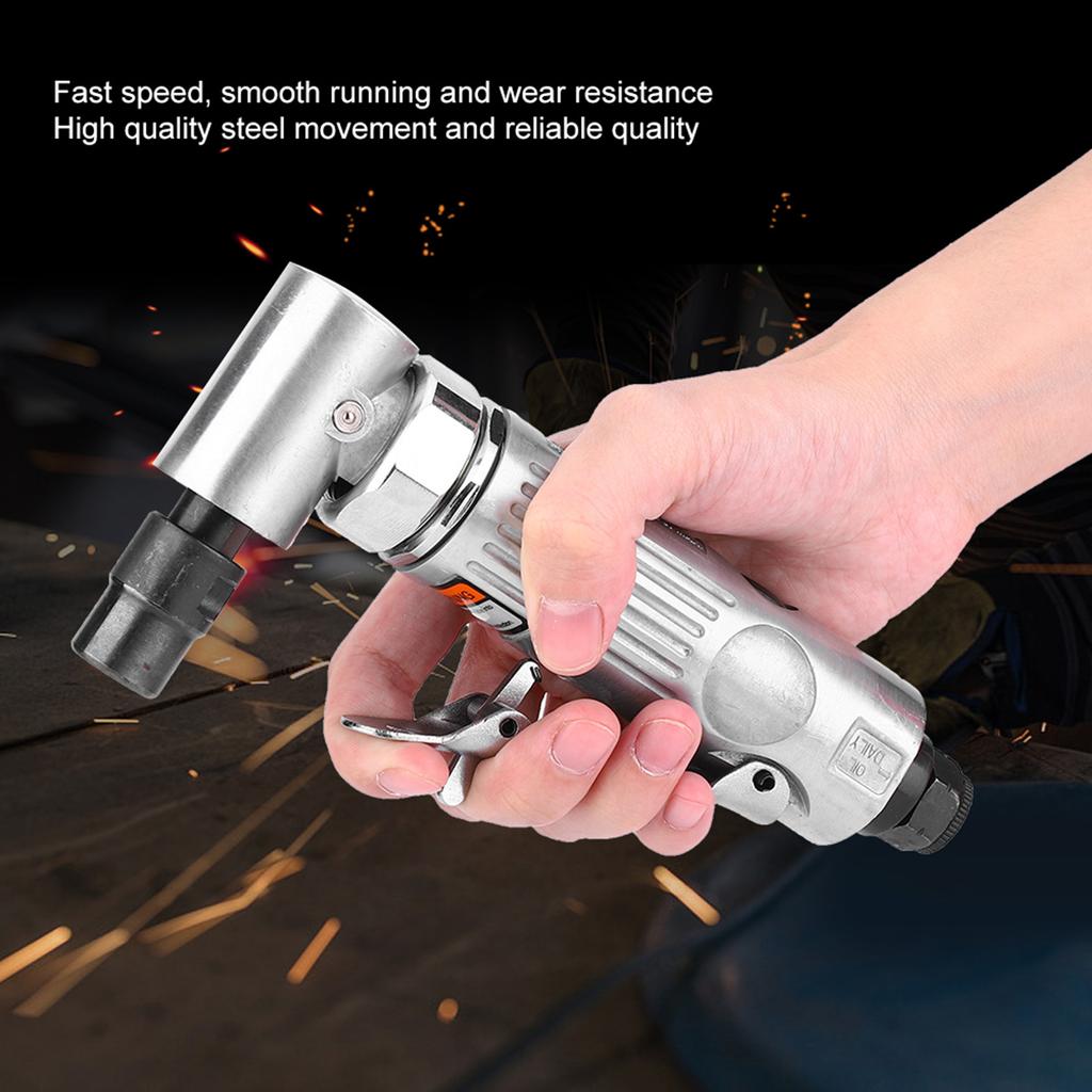 Industrial Angle Die Grinder 90 Degrees Pneumatic Grinding Polishing Handle Tool 25000rpm