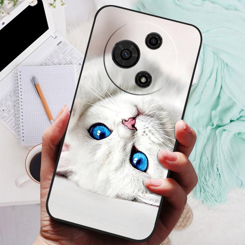 For TCL 605 Case Flower Geometric Painted Bumper Coque Soft Silicone Cover Fundas For TCL 60 SE 4G Cases 60SE TCL605 Shells
