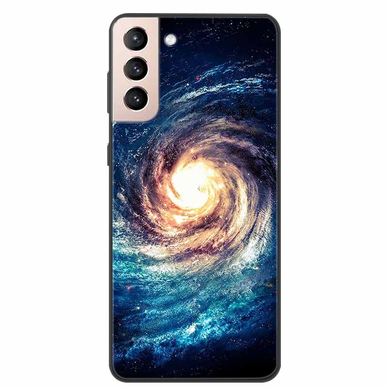 Для Samsung Galaxy S21 FE 5G чехол с мультяшной росписью, мягкие чехлы из ТПУ для телефонов Galaxy S21FE S 21 FE, силиконовая задняя крышка, милый чехол