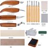 26-Piece Carving Knife Set, Wood Carving Kit for Beginners, DIY Tools, Storage Bag Included, Traditional Crafts, Woodworking Knives, Wood Carving with
