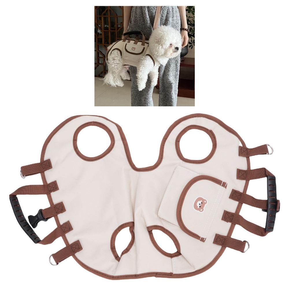 Adjustable Strap Dog Lift Harness Portable Pet Carrier Durable Dog Carry Sling  Small Dogs
