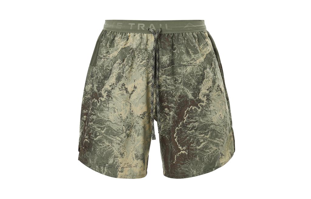 Nike Stride Casual Shorts Men's Medium Olive Green/Black FN3315-222